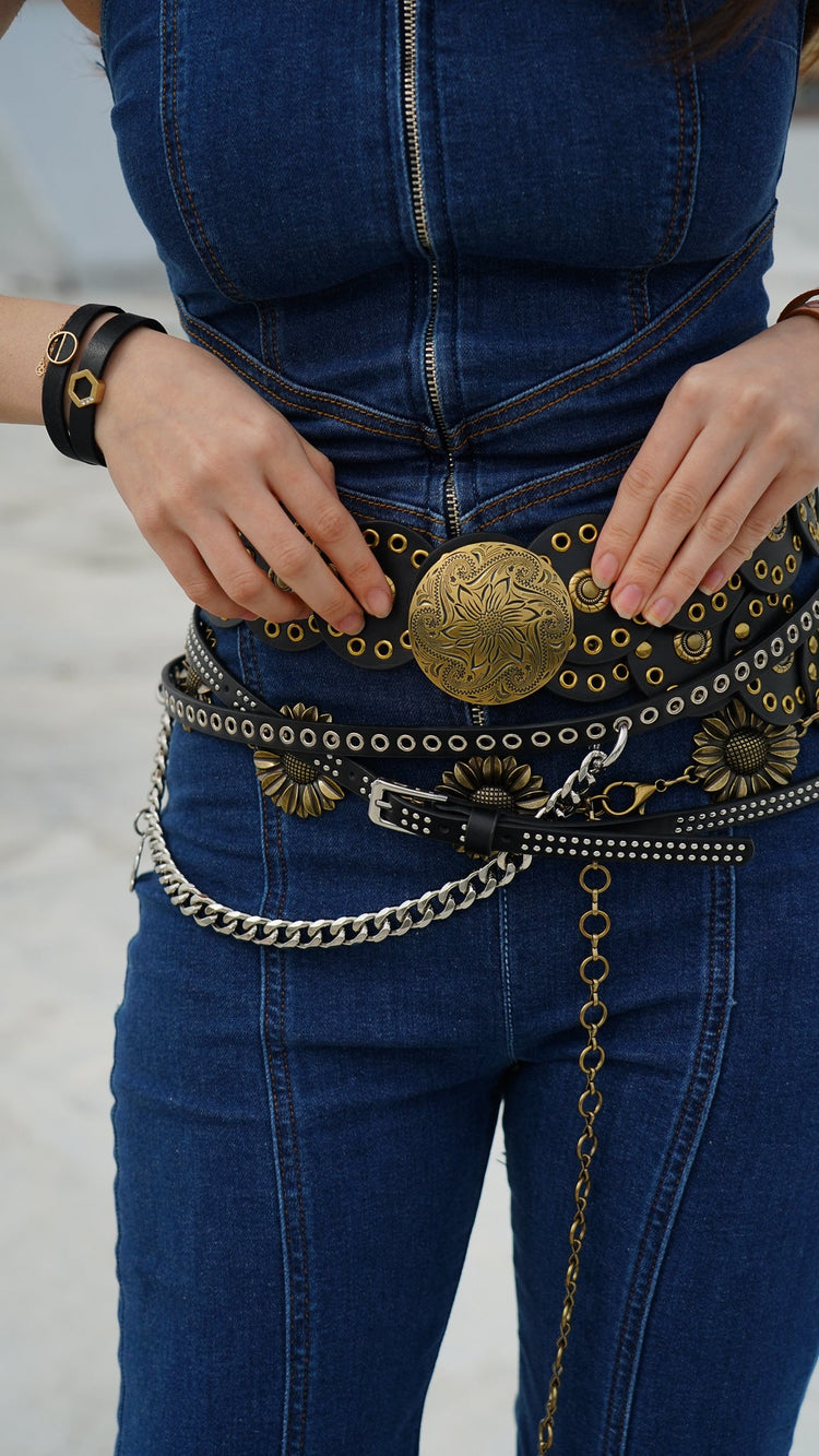 Grommet and Stud Belts
