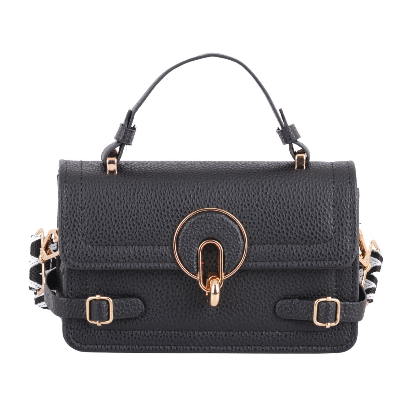Top Handle Style on Matching Patterned Web Strap