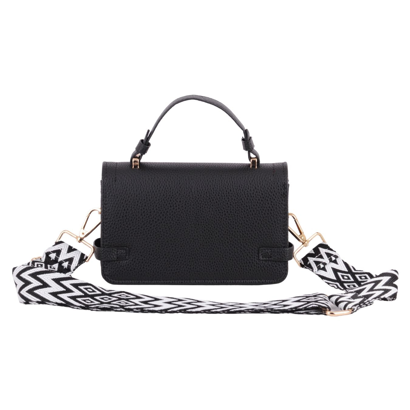 Top Handle Style on Matching Patterned Web Strap