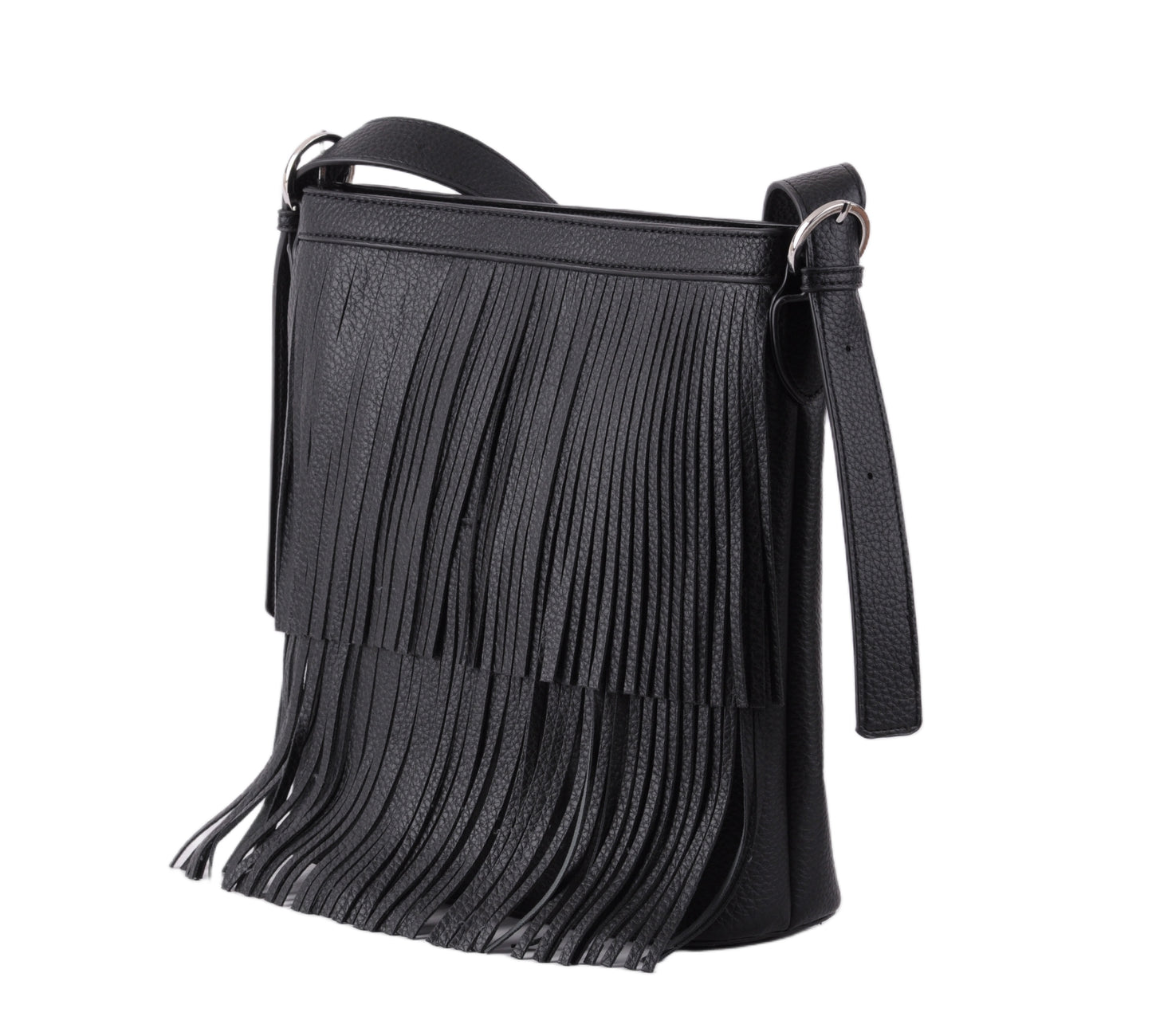1697 - Shoulder Bag with Western Fringe - Wholesale Handbag - Most Wanted USA