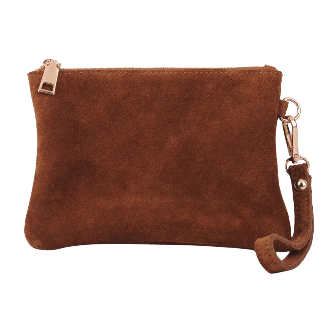 Genuine Suede Wristlet Pouch - Ships September 29th