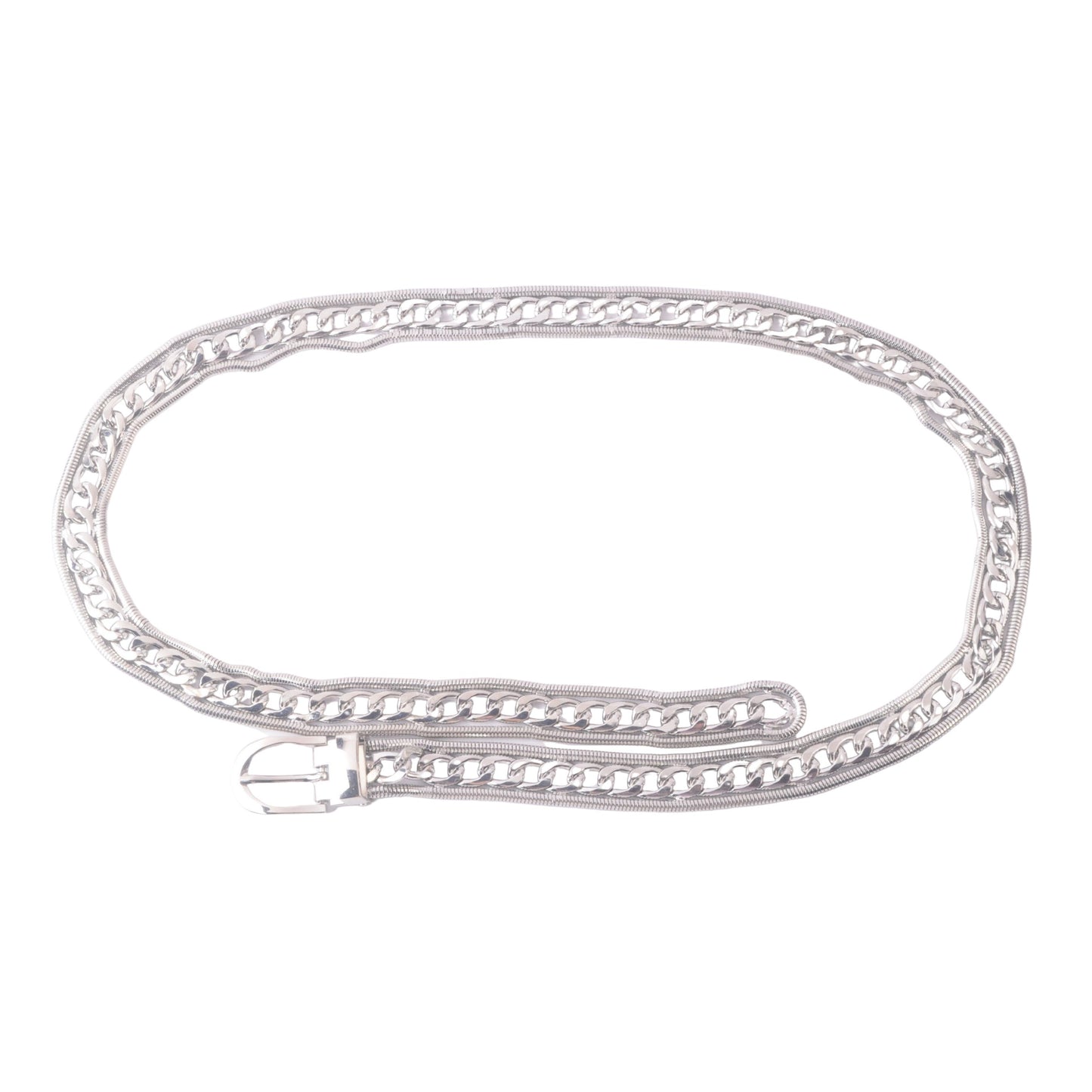 Hardware with Buckle Chain Belt