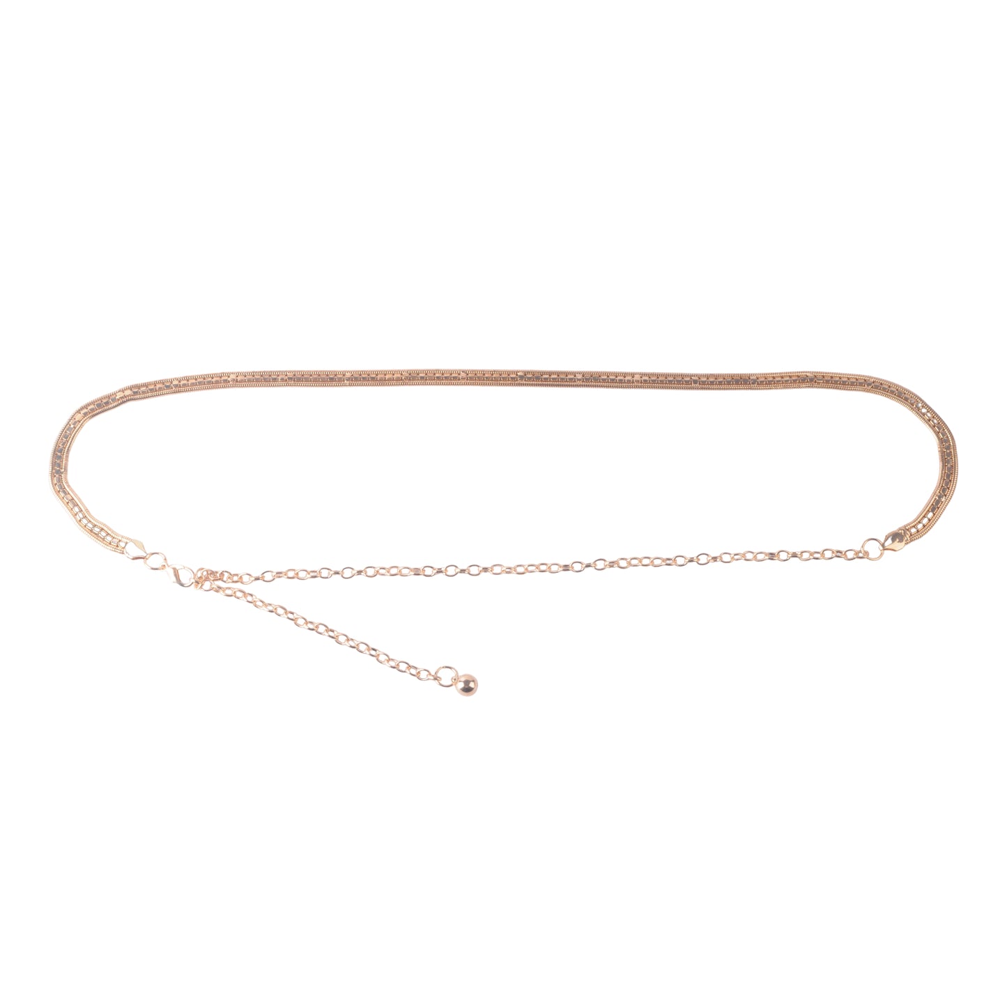 Singular Rhinestone Rope Chain Belt - Ships September 29th