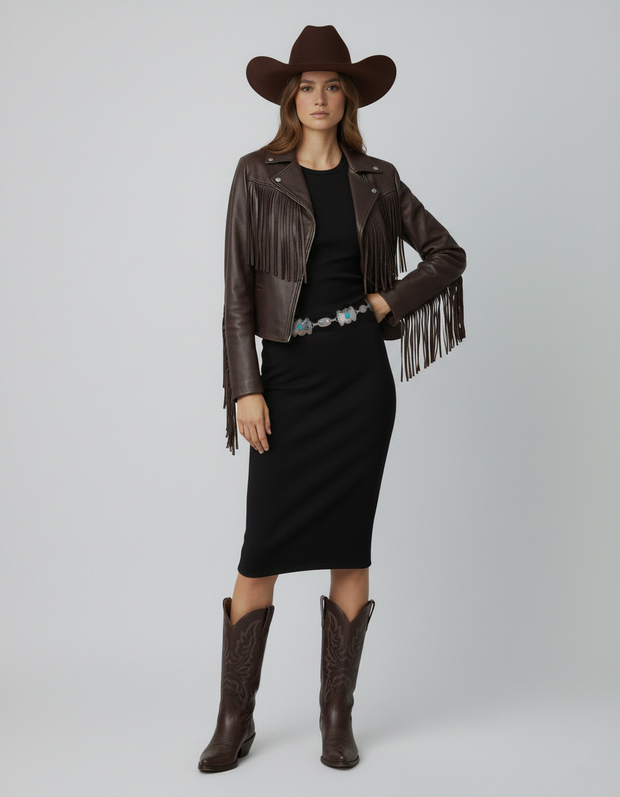 Turquoise Adorned Eagle Design Chain Belt