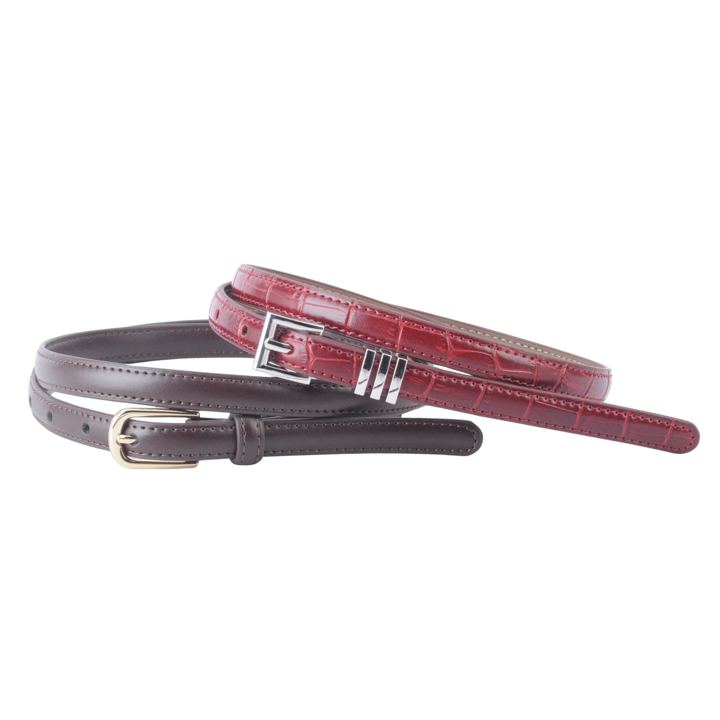 Two Belts, One Look: Croco Edition