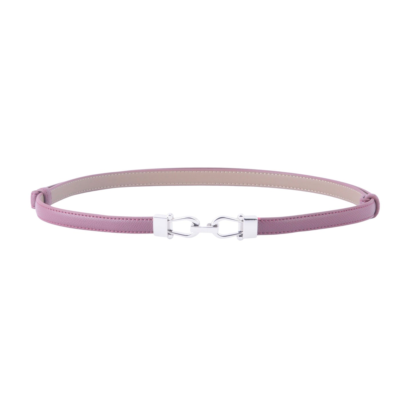 Adjustable Belt with Silver Buckle