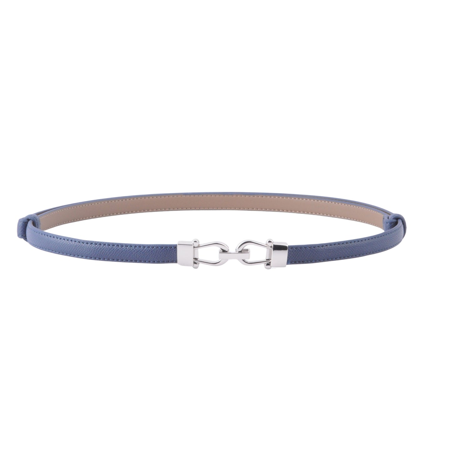 Adjustable Belt with Silver Buckle