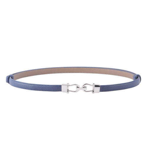 Adjustable Belt with Silver Buckle