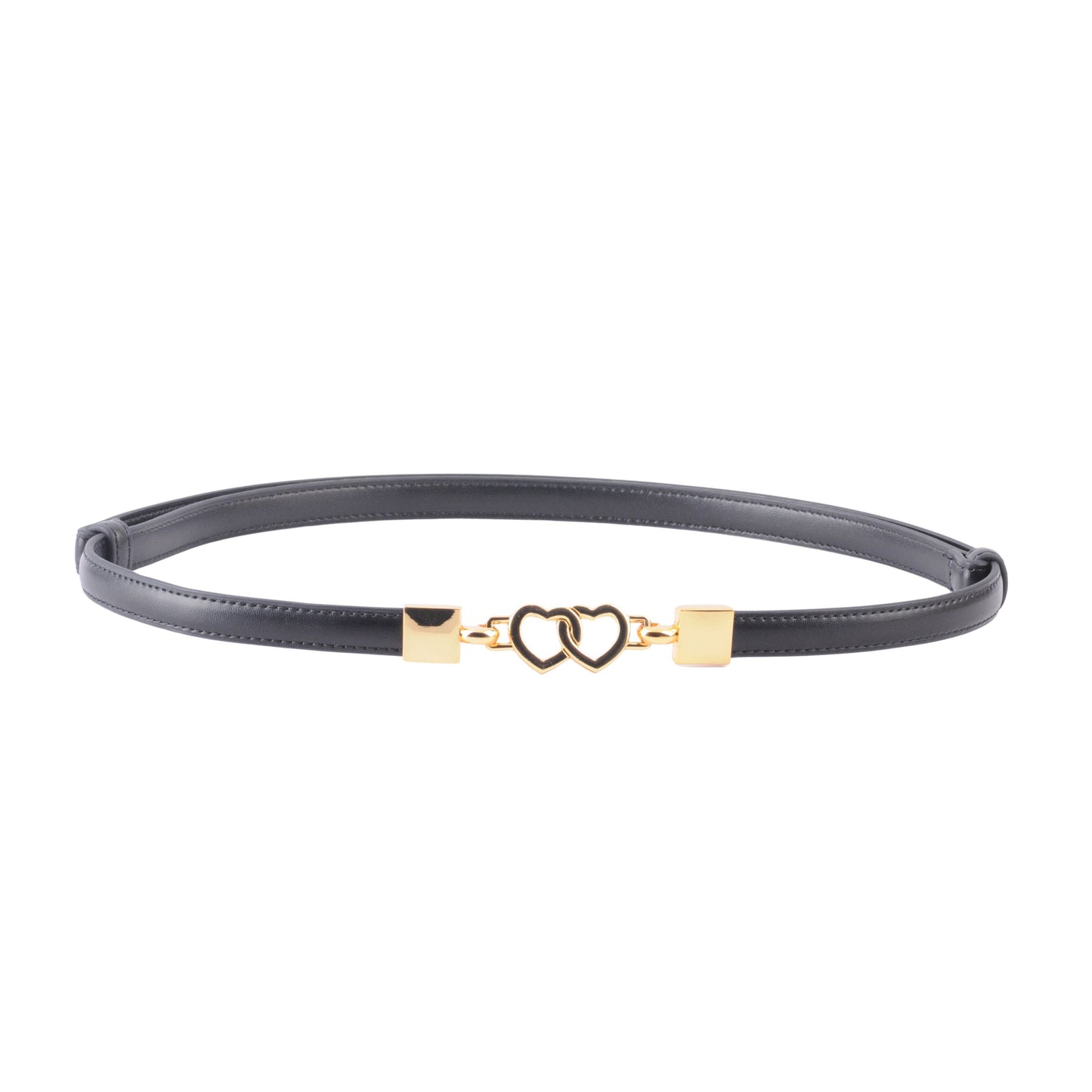Adjustable Belt with Heart Buckle
