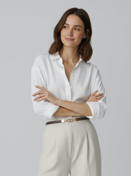 Adjustable Belt with Heart Buckle