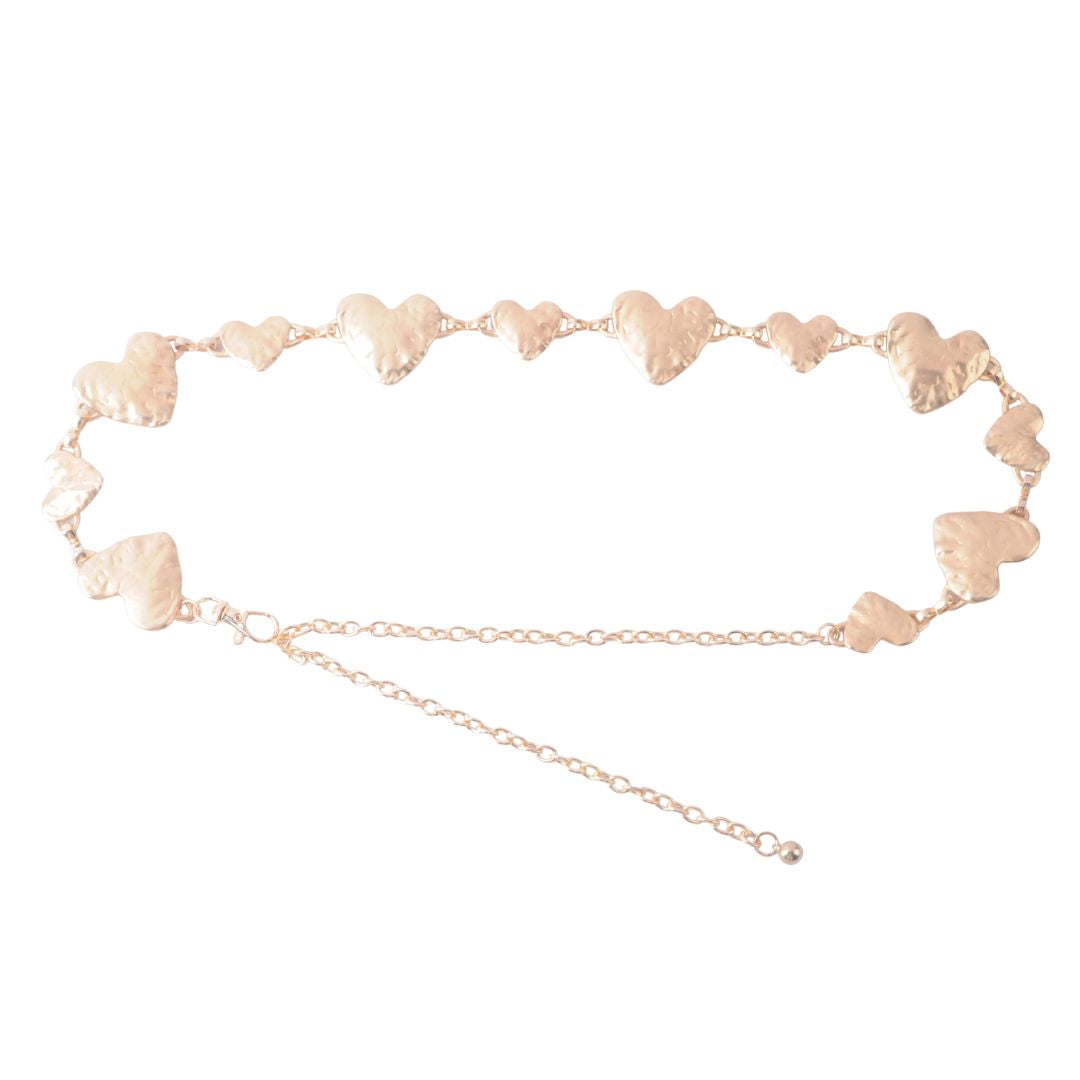 Gold Sweetheart Chain Belt