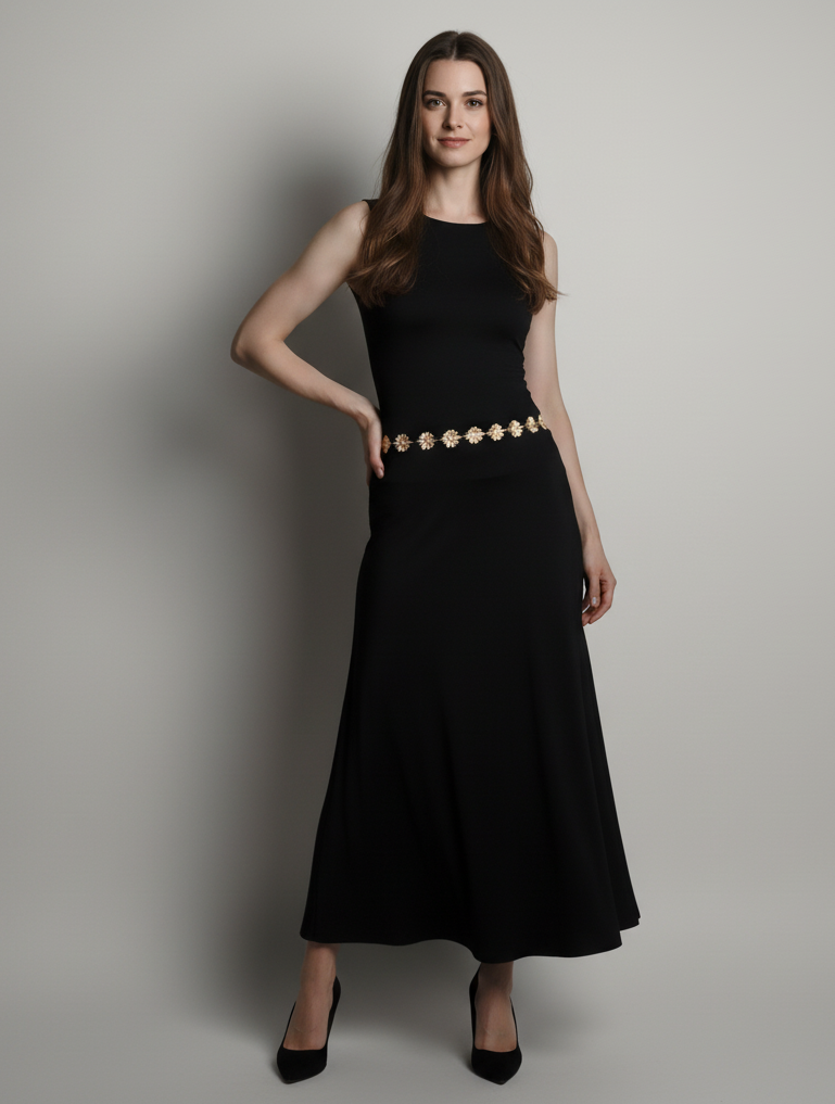 Gold Daisy Chain Belt