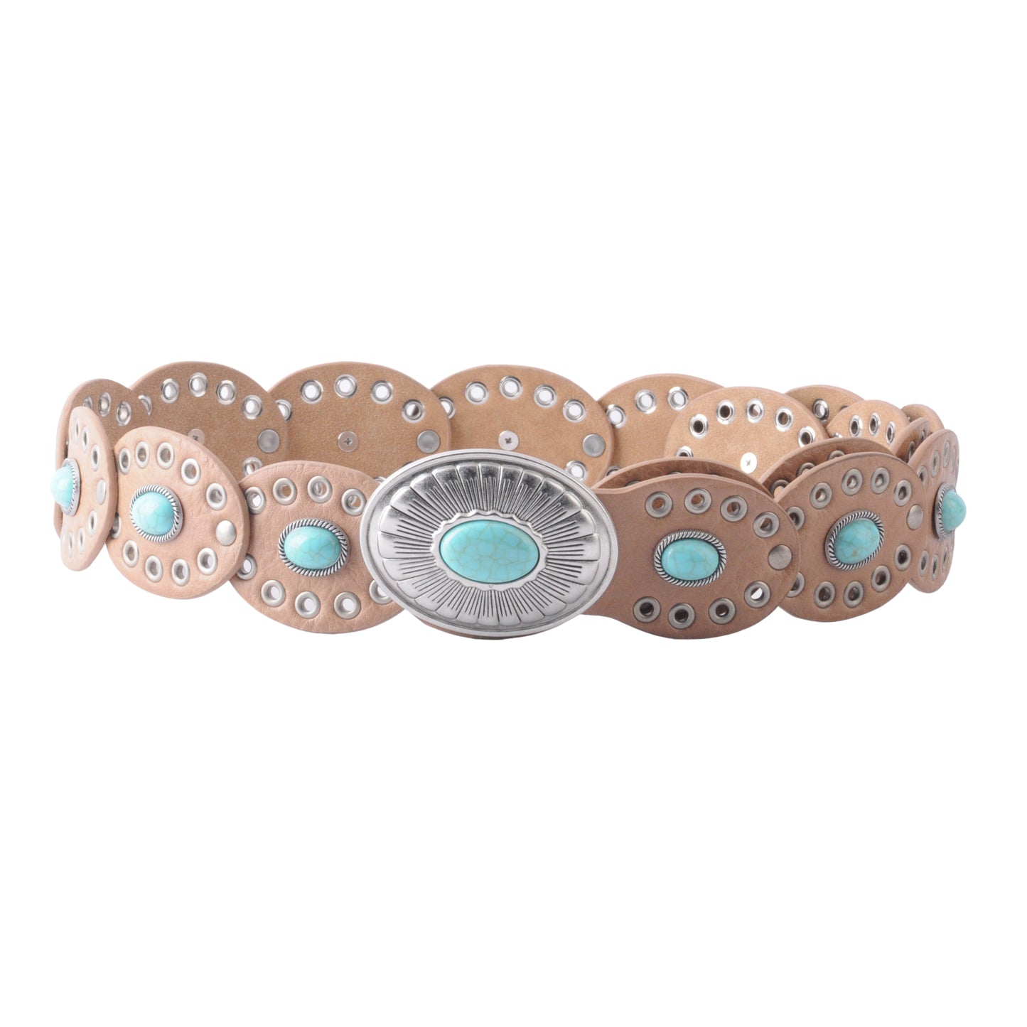 Turquoise Trails Concho Belt
