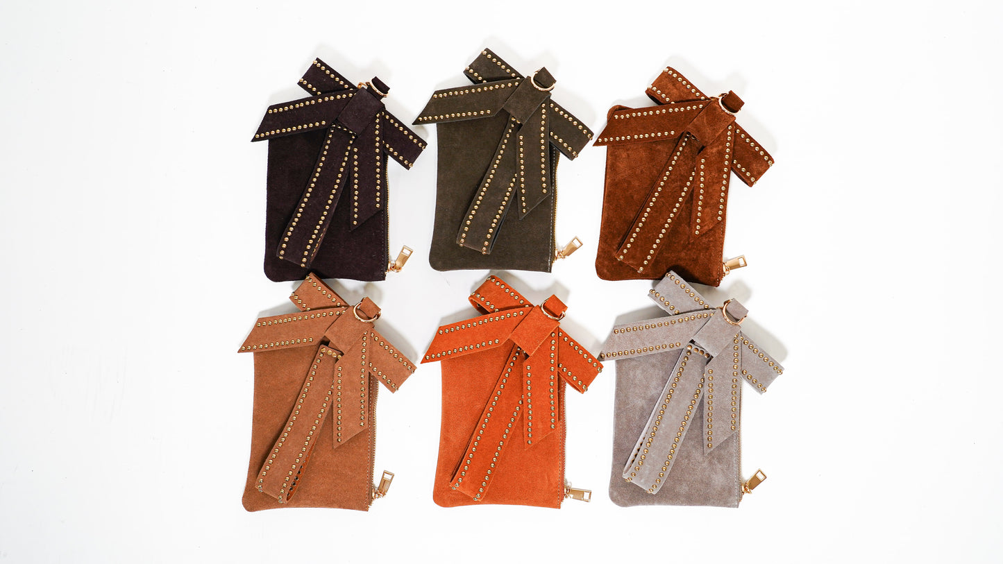 Suede Wristlet and Hang Off Set of 3 - Ships September 29th