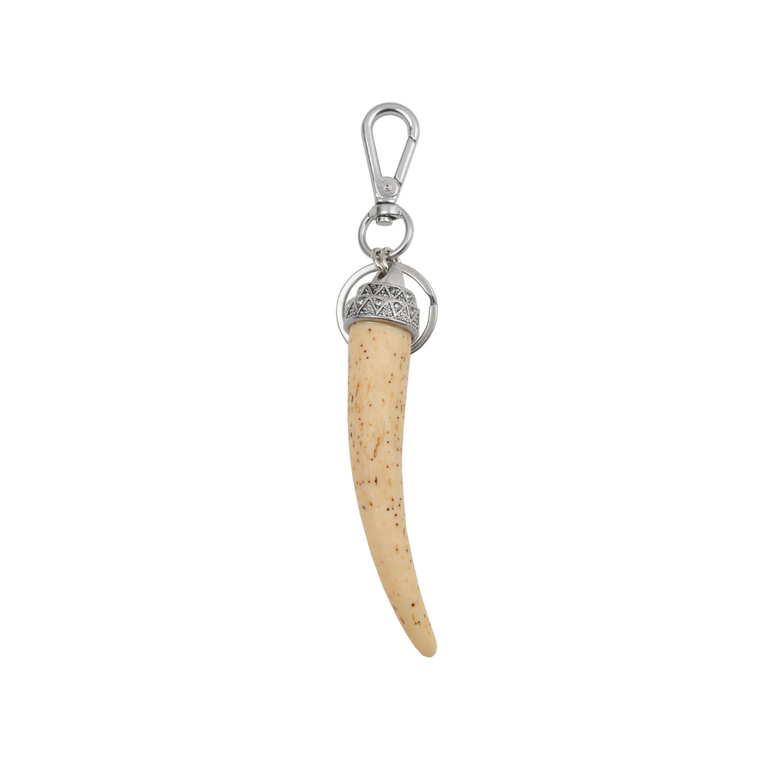 4013 - White Horn Bag Charm