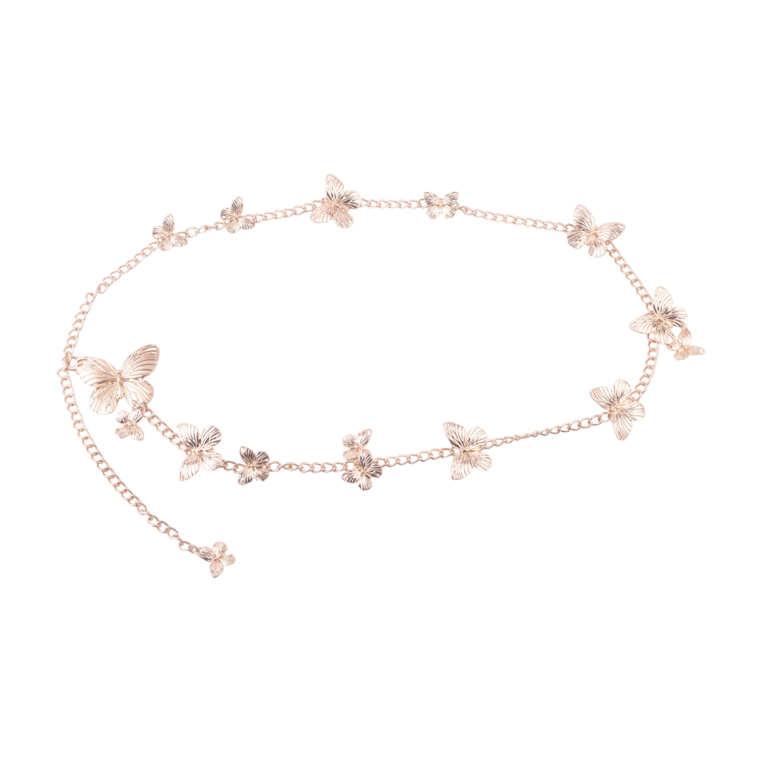 Gold Butterfly Chain Belt - Ships September 29th