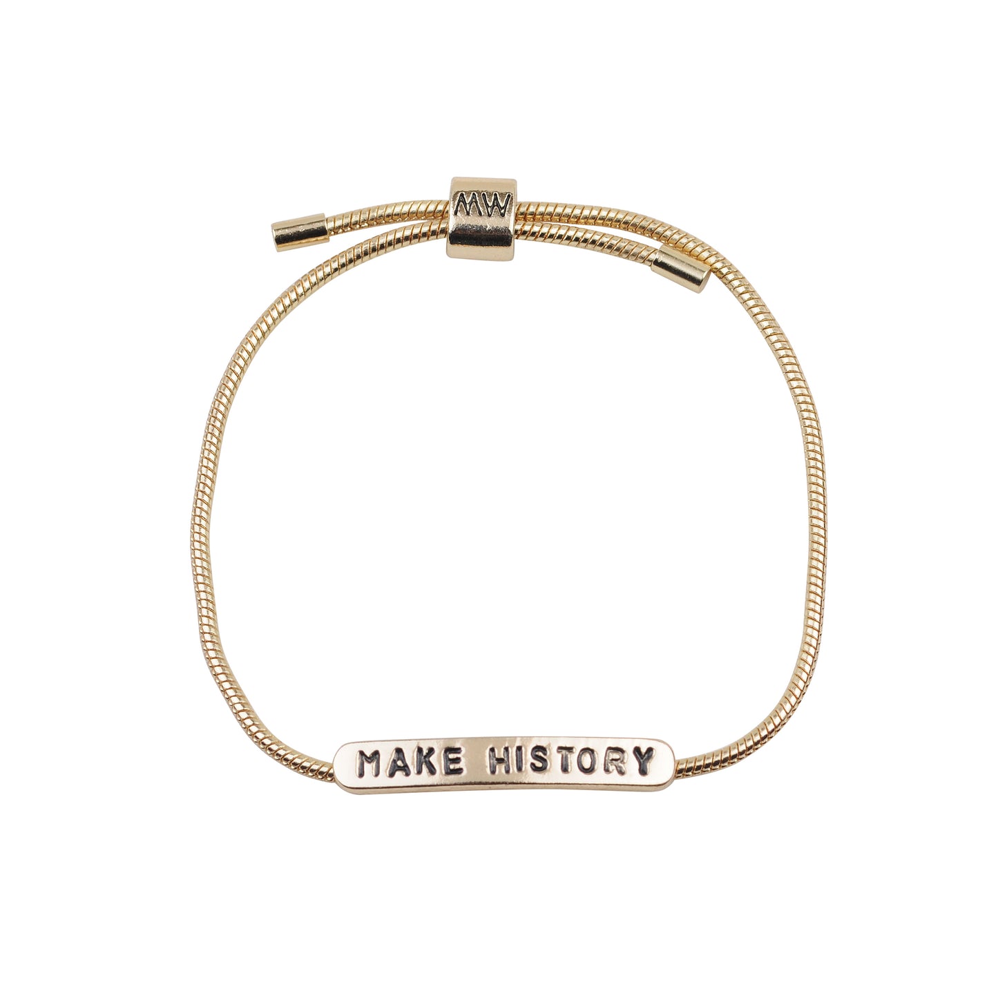 2122-GOLD 2122 - Make History Bracelet - Wholesale Bracelet - Most Wanted USA