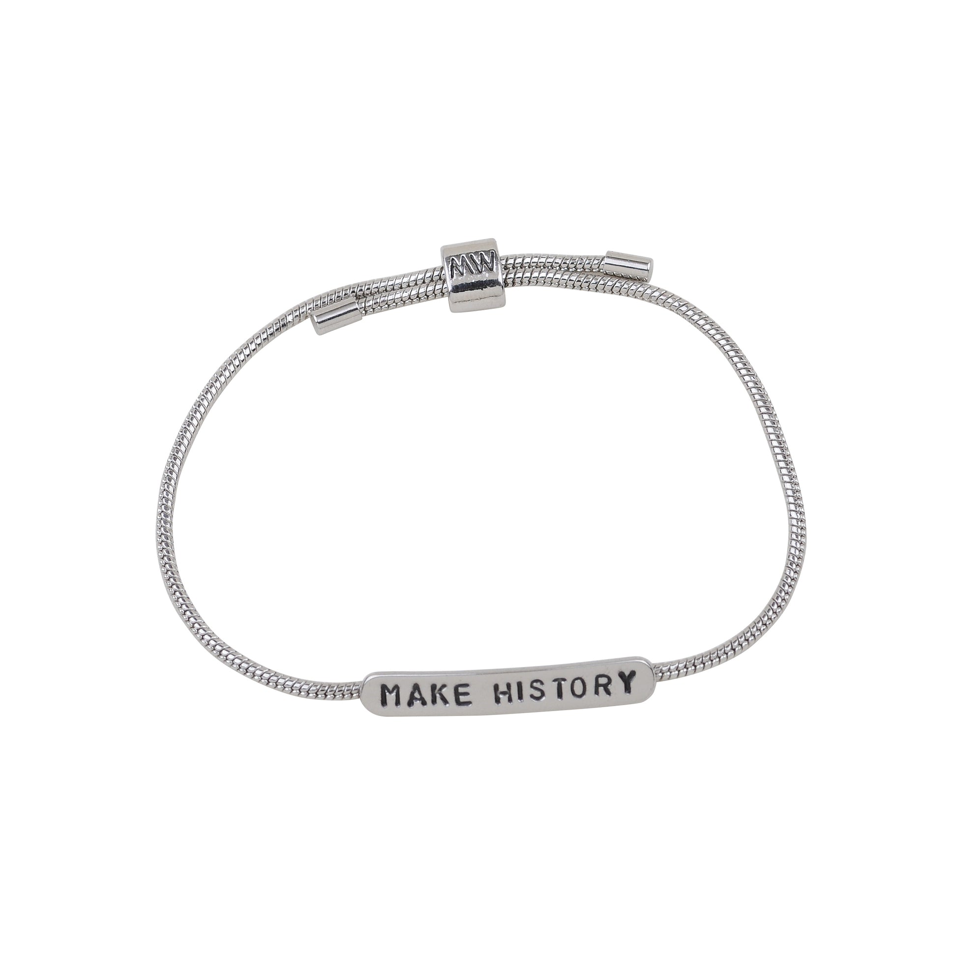 2122-SILVER 2122 - Make History Bracelet - Wholesale Bracelet - Most Wanted USA