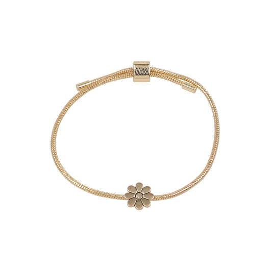 2124-GOLD 2124 - Flower Bracelet - Wholesale Bracelet - Most Wanted USA