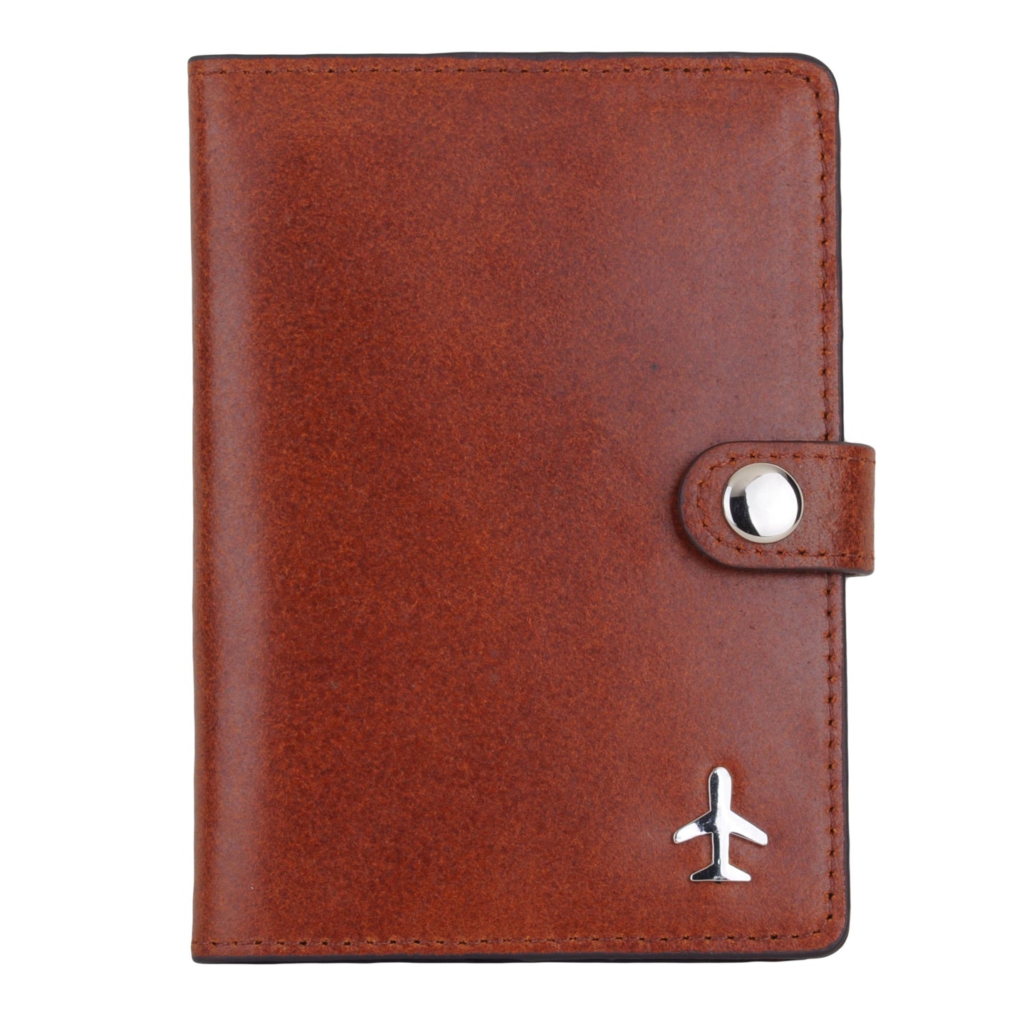 4053-TAN 4053 - Plane Passport Holder - Wholesale Small Leather Good - Most Wanted USA