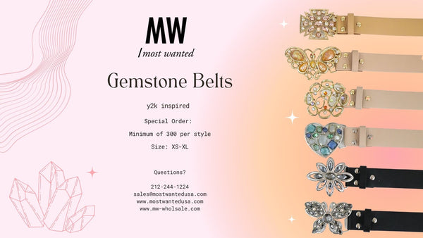 Gem Stone Belts