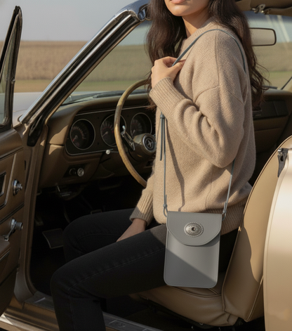 Genuine Leather Western Style Crossbody