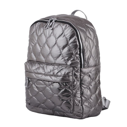 1461 - Quilted Metallic Chrome Mini Backpack - Wholesale Handbag - Most Wanted USA