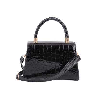 1534 - Snakeskin Trendy Bag: Make a Bold Fashion Statement! - Wholesale Handbag - Most Wanted USA
