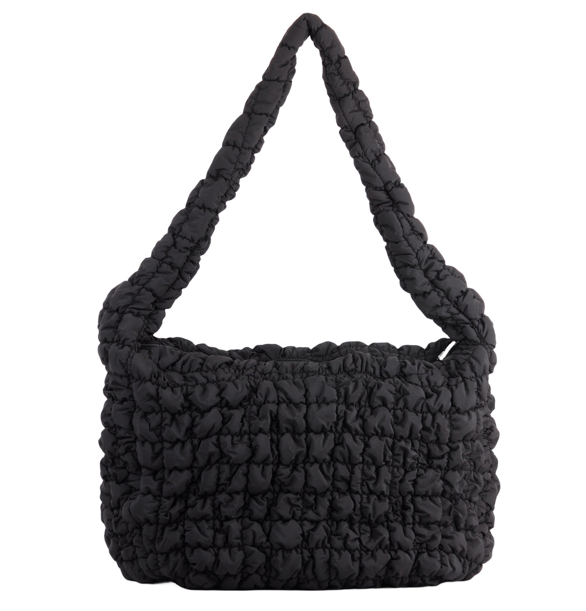 1546 - Oversized Nylon Quilted Puffer Crossbody Bag