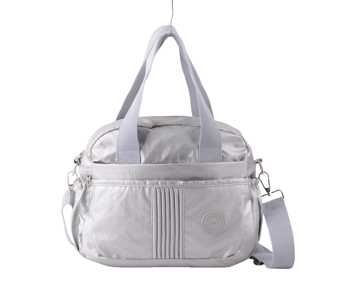 1656 - Nylon Metallic Tote