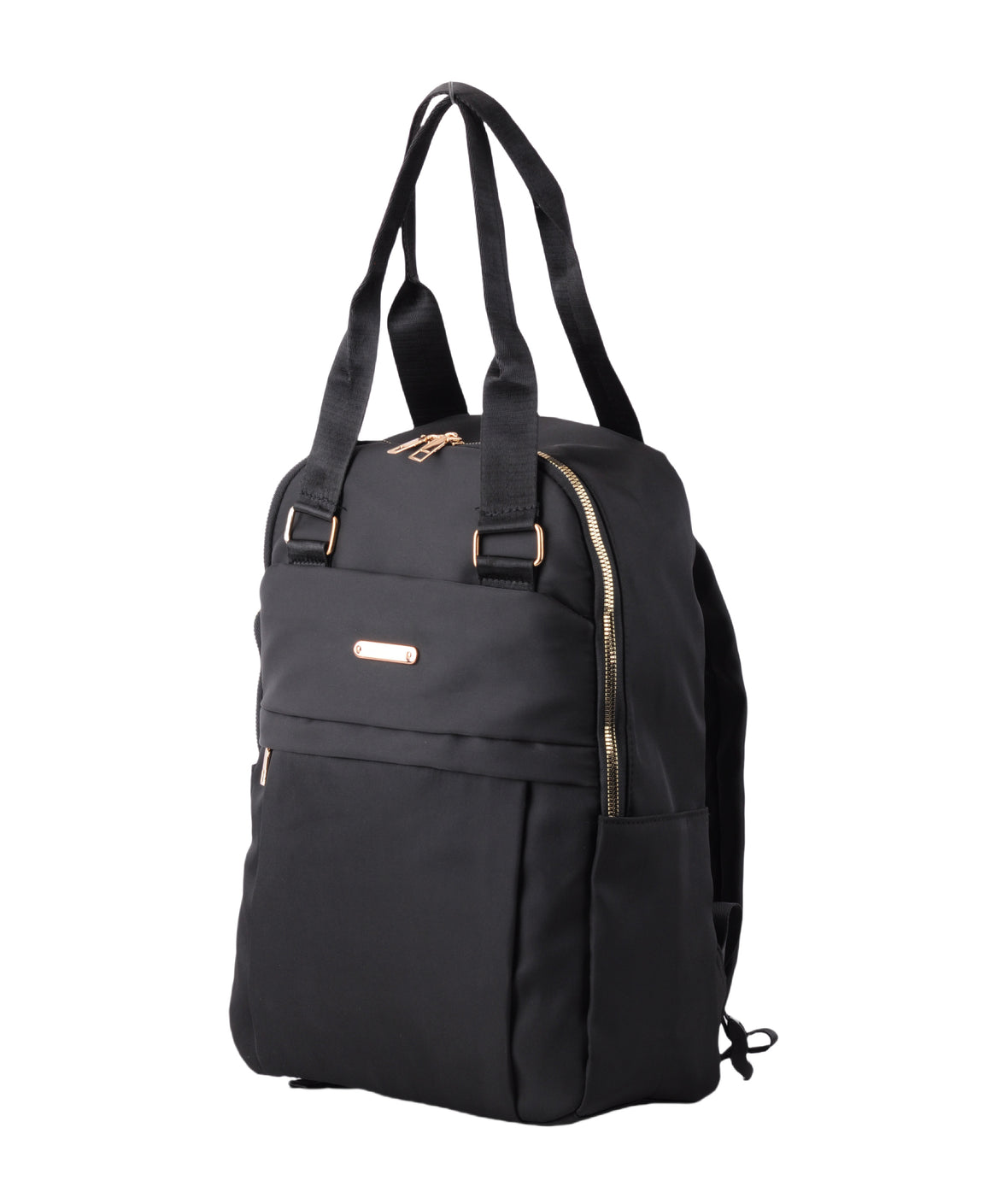 1659-BLACK 1659 - Large Dome Backpack - Wholesale Handbag - Most Wanted USA