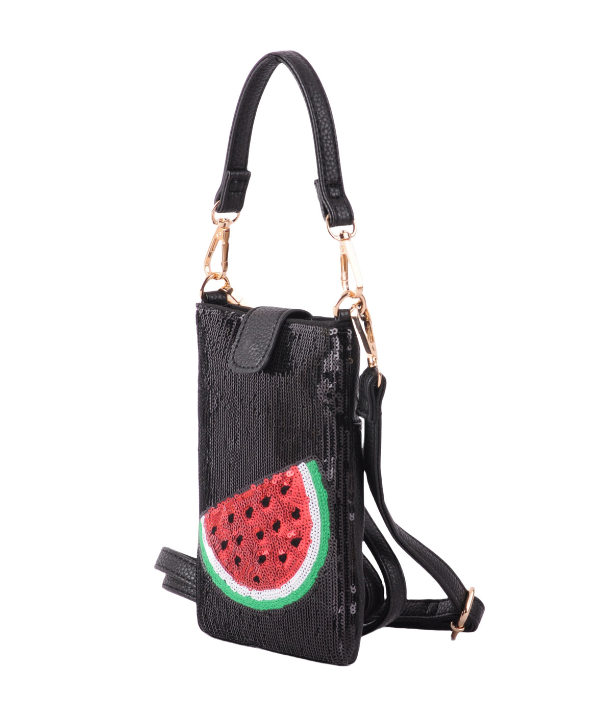 1677 - Watermelon Sequin Cell Phone Wristlet