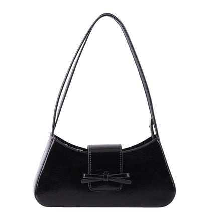 1693-BLACK 1693 - Baguette Bag with Mini Bows - Wholesale Handbag - Most Wanted USA