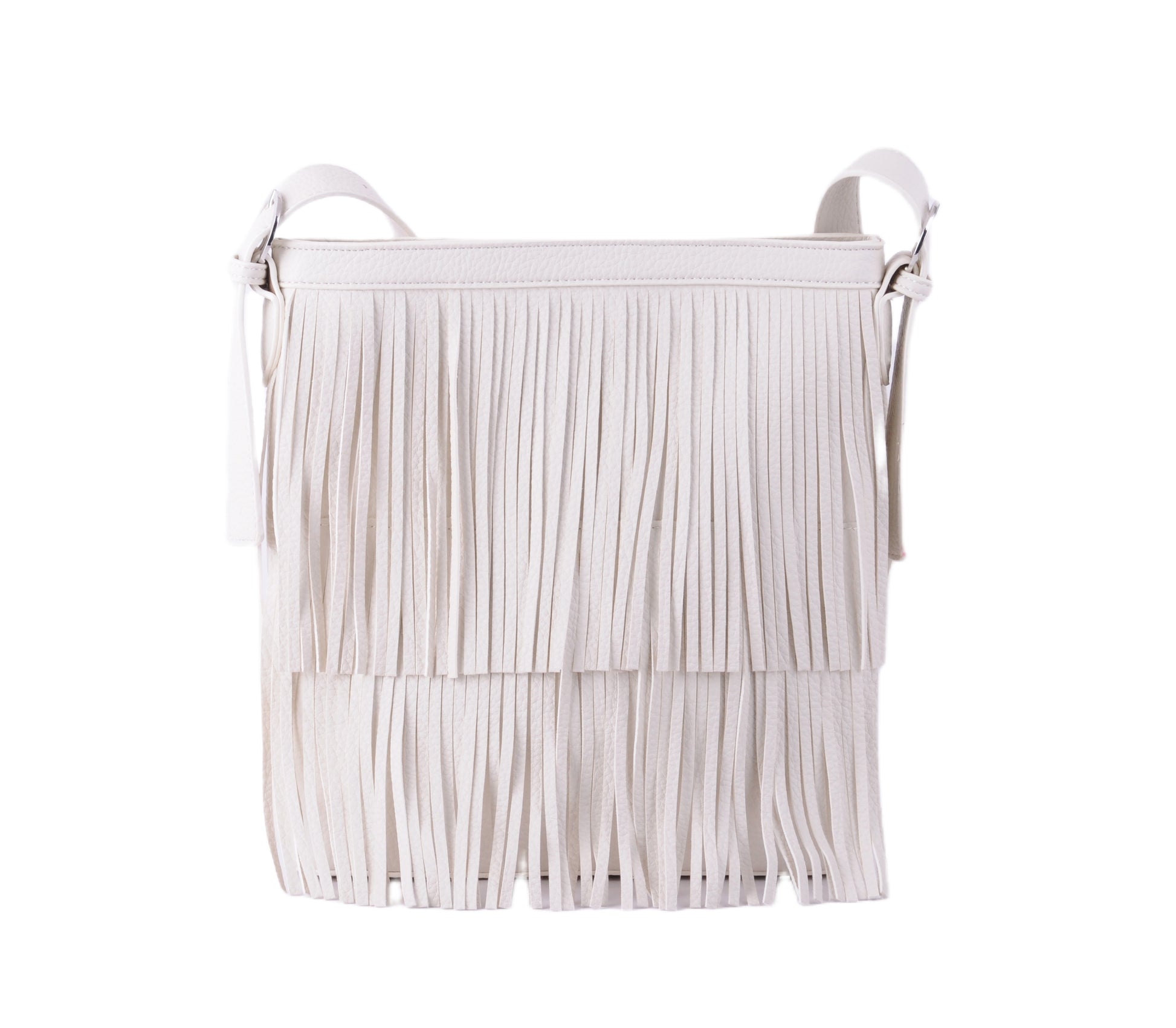 1697-BEIGE 1697 - Shoulder Bag with Western Fringe - Wholesale Handbag - Most Wanted USA