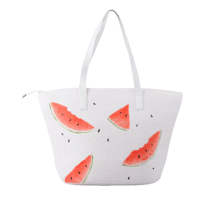 Watermelon Straw Hat and Bag Set