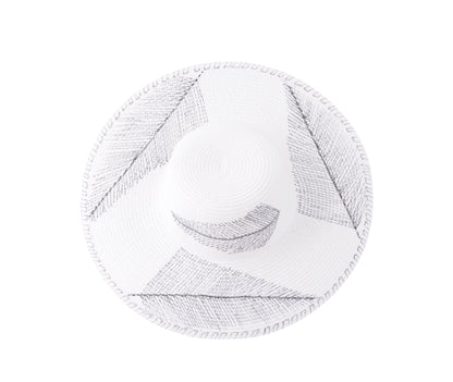 Leaf Patterned Straw Hat Set