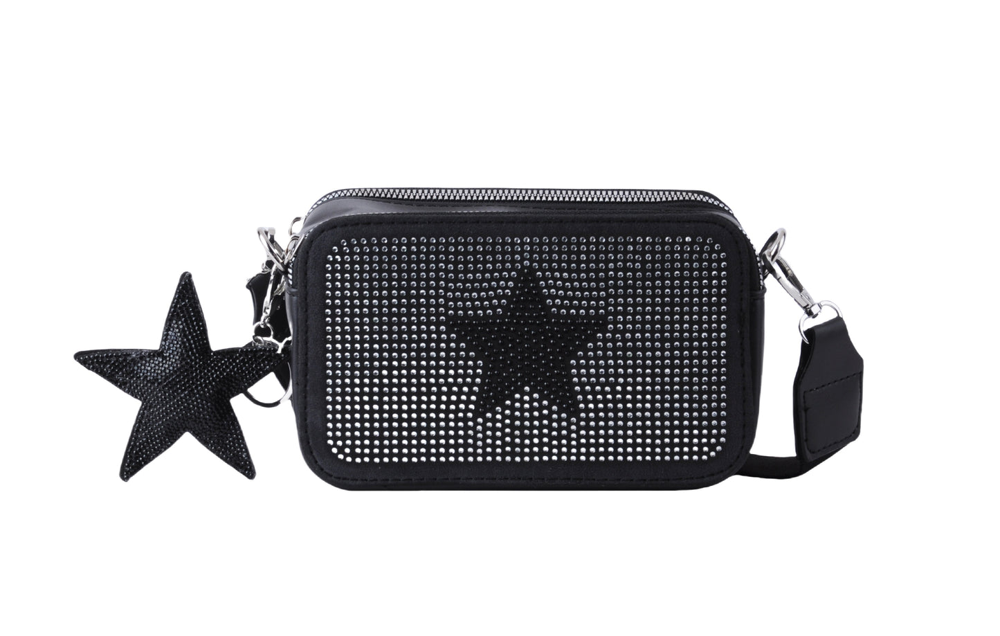 1721 - Camera Bag with Star and Rhinestones