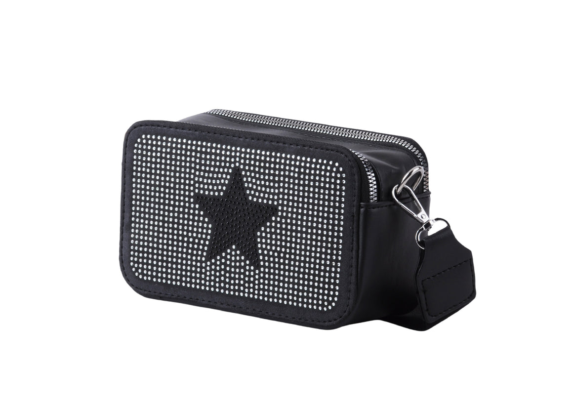 1721 - Camera Bag with Star and Rhinestones