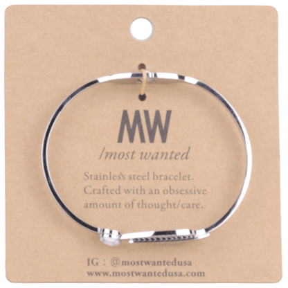 2118 - Leaf and Marble Circle Bracelet - Wholesale Bracelet - Most Wanted USA