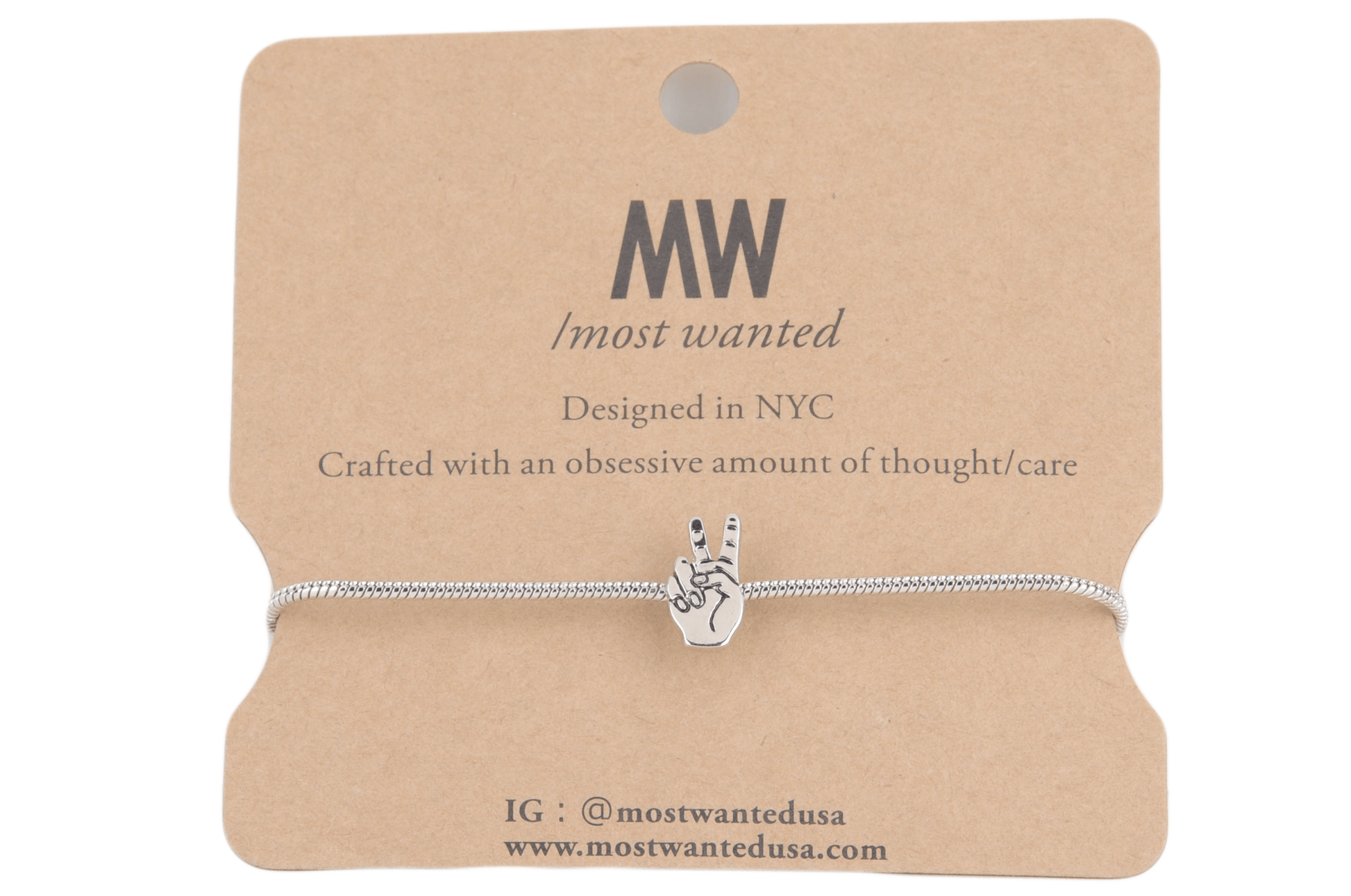 2120 - Peace Bracelet - Wholesale Bracelet - Most Wanted USA