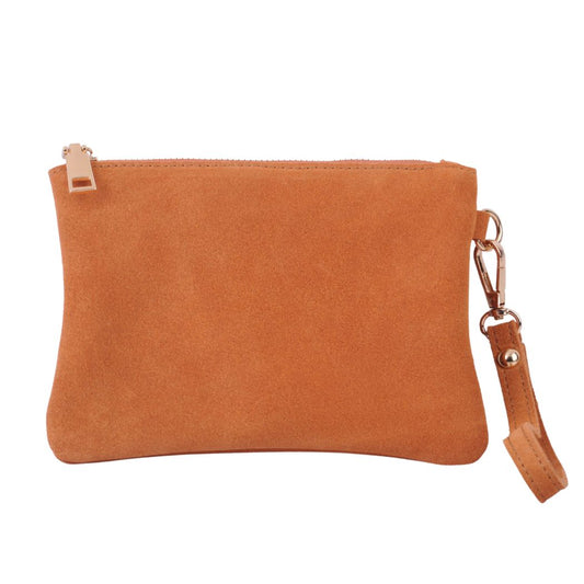 Genuine Suede Wristlet Pouch - Ships September 29th