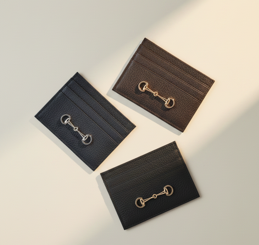 Horsebit Card Wallet with Box