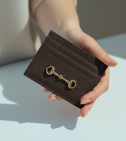 Horsebit Card Wallet with Box