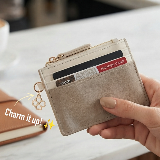 Genuine Leather Slim Card Case