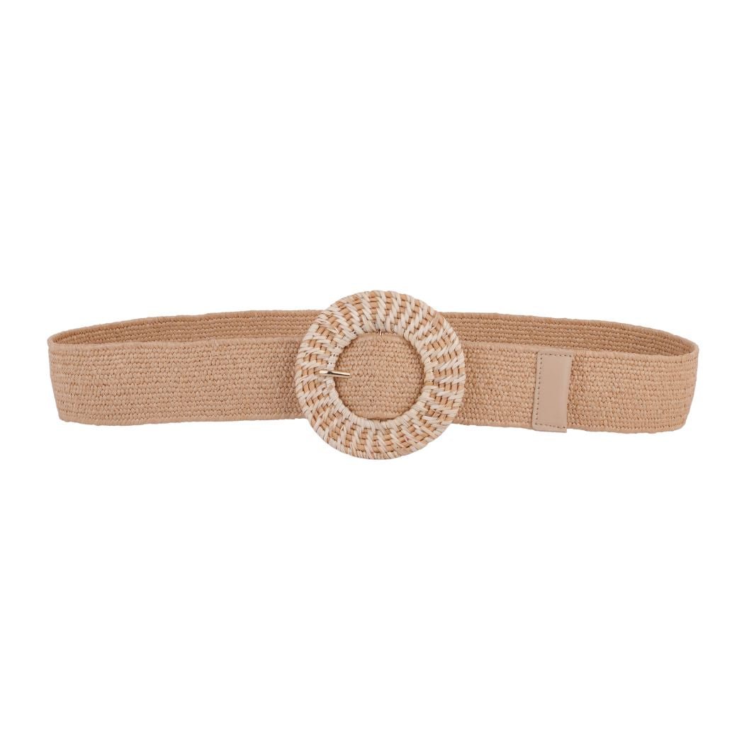 5164 - Circle Woven Buckle Stretch Belt - Most Wanted USA