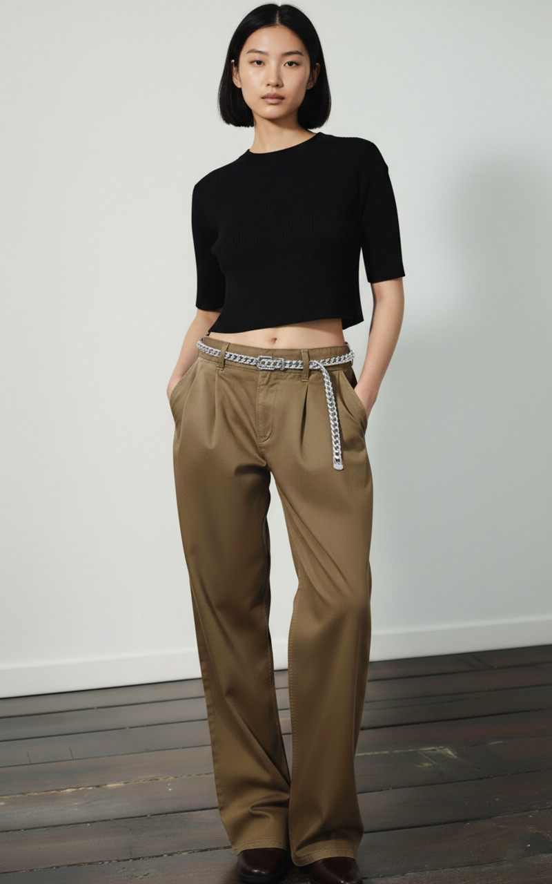 Hardware with Buckle Chain Belt