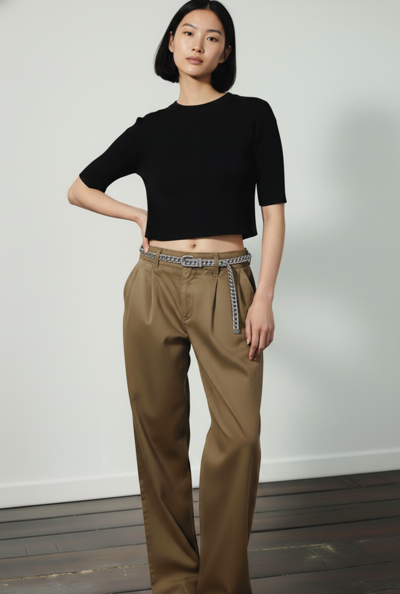 Hardware with Buckle Chain Belt