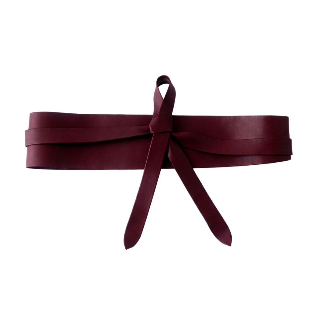 Tie-On Waist Cinching Obi Wrap Belt