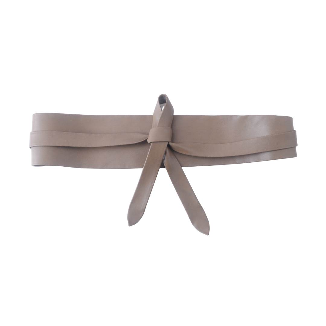 Tie-On Waist Cinching Obi Wrap Belt