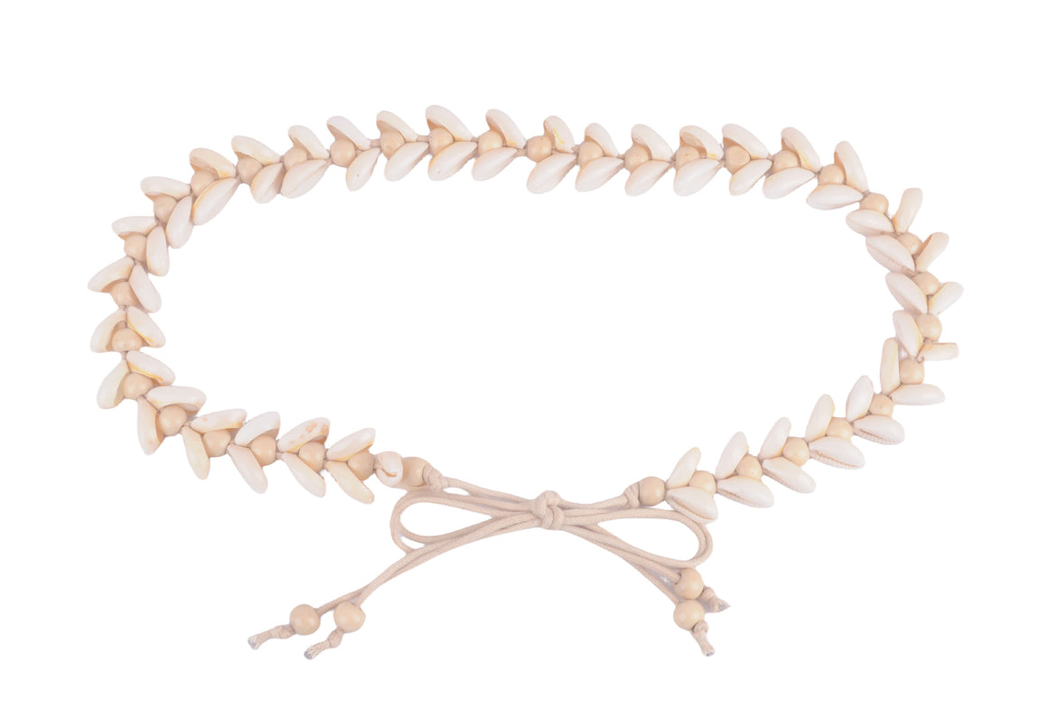 5210 - Coastal Chic: Seashell Rope Waist Belt - Nautical Elegance for Effortless Style